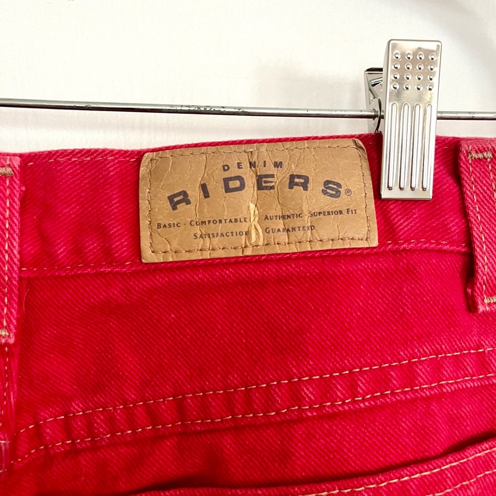 Vintage Riders Red Jeans - Picture 6 of 7